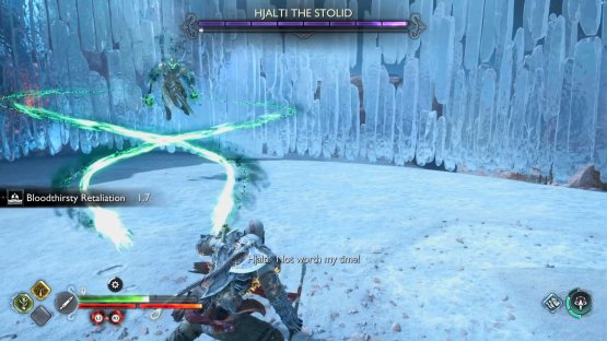 This means she&rsquo;ll unleash her maces at you like a boomerang. The timing is tight for this attack, and you&rsquo;ll have to either roll to the side or roll backwards to the side.