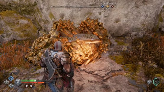 The Legendary Chest is inaccessible at first.
