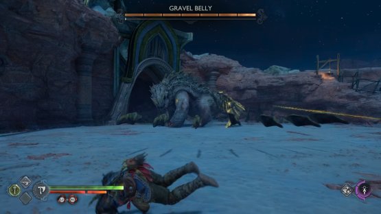 You&rsquo;ll need to dodge away from the scales at the last second to avoid being hit.