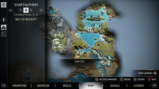 The location of the Yggdrasil Dew Drop west of Durlin&rsquo;s House, in the southwest of the Bay of Bounty.