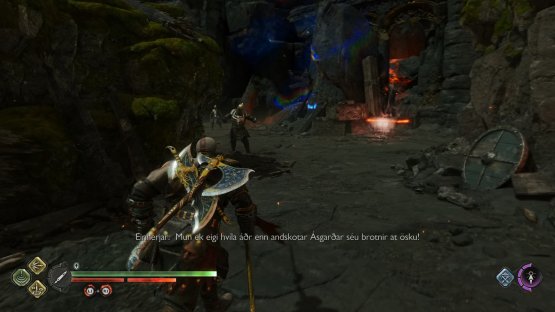 You will find the area where the lore is crawling with Einherjar.