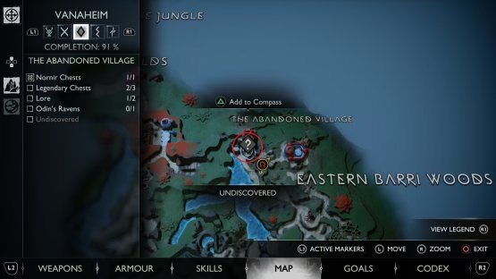 You will find the Draugr Hole in the northwest of The Abandoned Village, which itself is located in the northeast of Vanaheim.