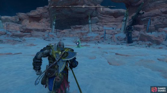 The boss fight will begin as soon as you interact with the gravestone.