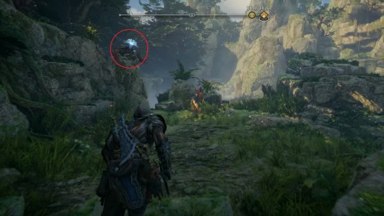 Throw the Leviathan Axe at the flower when you&rsquo;re far enough away for the lizard to remain above ground.