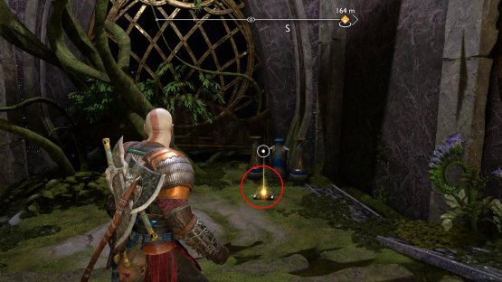The first lore can be found in front of the southern wall in the same place of the legendary chest, and the first raven.