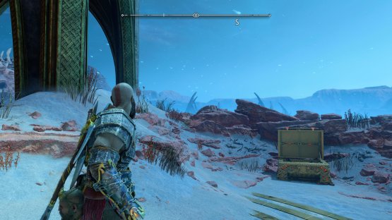 The Legendary chest can be found in the corner to the left of the gazebo.