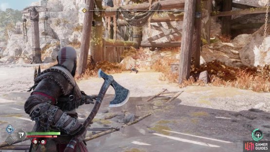 You&rsquo;ll find a Loot Lizard under a wooden structure along the northern end of Dragon Beach.