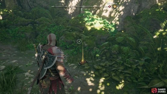 You&rsquo;ll find the Scroll - The Aesir Promise on the path that leads to the Nornir Chest.
