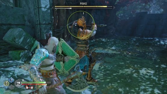Fiske can end his combo with a guard breaker