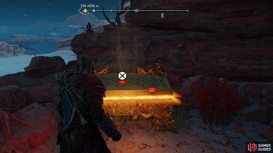 which will cut the hive tendrils to the left and allow you to grab the Hardened War Handles from a Legendary Chest.