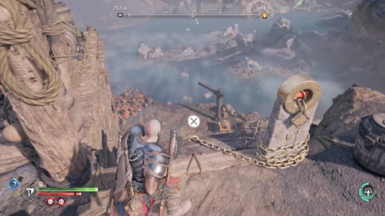 Go down this chain to find a perfect spot for the Raven