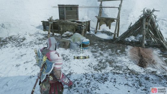 Search the western edge of the Raider Fort to find the Treasure Map - Viking&rsquo;s Gift.