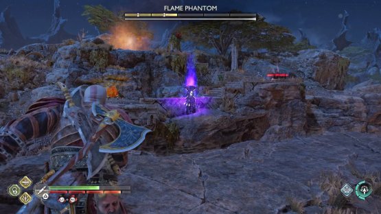 There is one pillar located across the canyon to the north