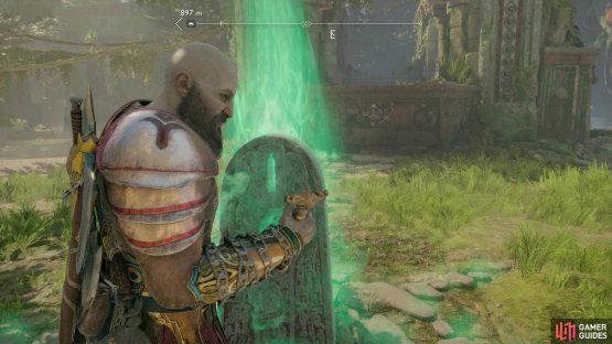 Use the Hilt of Skofnung on the Berserker Gravestone on Pilgrim&rsquo;s Landing,