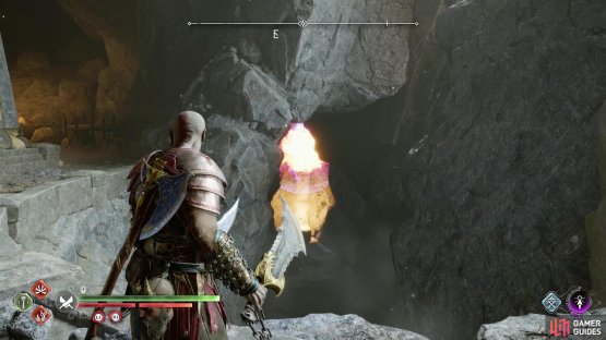 then toss a fire bomb to spread fire from the Runic Arrows to the rune brazier.