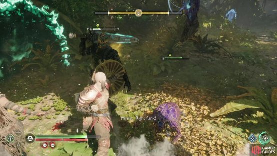 If you interact with the Hel Tear, be prepared to fend off a Hel-Traveler and some Hel-Brood.