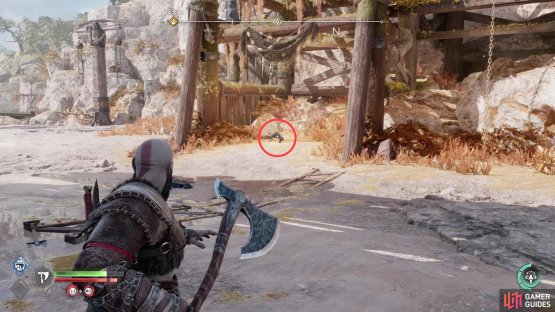 One of the first Loot Lizards you&rsquo;ll likely encounter is located on Dragon Beach, Svartalfheim.