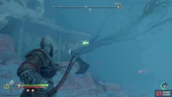 One of Odin&rsquo;s Ravens can be found on a tree near a ruined tower.