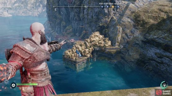 then make a bit of a throw to clear the rocks covering a boat dock near the Lyngbakr&rsquo;s tail.