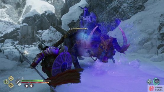 If you&rsquo;ve completed the quest &ldquo;The Realms at War&rdquo; you&rsquo;ll encounter some Remnants of Asgard at the eastern end of the Well of Urd.