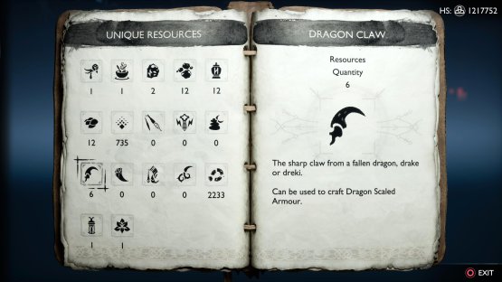 Dragon Claws will always drop from Dragon&rsquo;s, and there are five of them in the Nine Realms.