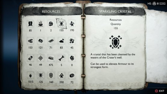 While Sparkling Crystals can only be obtained from the Wishing Well in The Crater, Vanaheim.