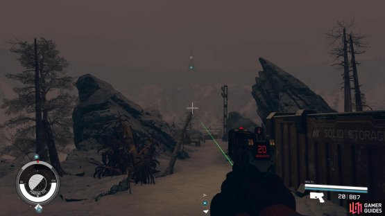 The tower/beacon at the back is your goal.