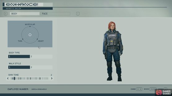 You can change your character&rsquo;s appearance for the small sum of 500