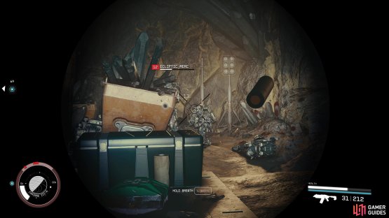 The mine is more or less a straight path full of Ecliptic Mercenaries.