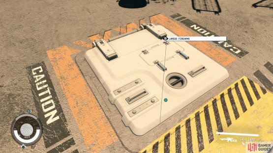 Here, you&rsquo;ll find a hatch leading to the offices.