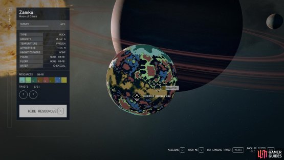 You can scan a planet for all its resources