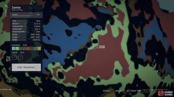 then zoom in to pick the perfect place to land!