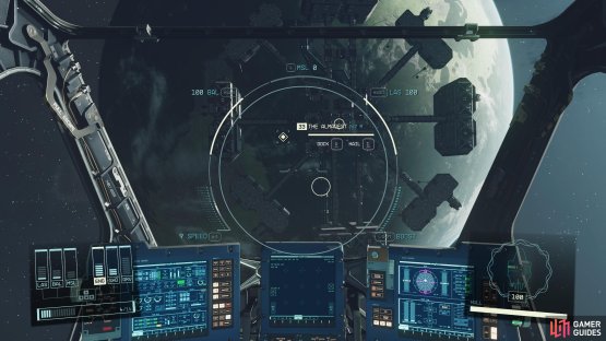 Lock onto the spacecraft, then approach it at 500 meters to initiate automatic docking procedures.