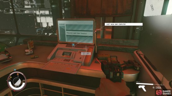 then activate the door on the Last Nova Computer.