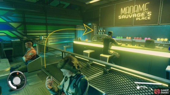 Head into Madame Sauvage&rsquo;s bar and proceed through the door to the left of the bar