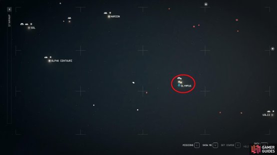 Nesoi can be found in the Olympus system, to the east of Alpha Centauri.