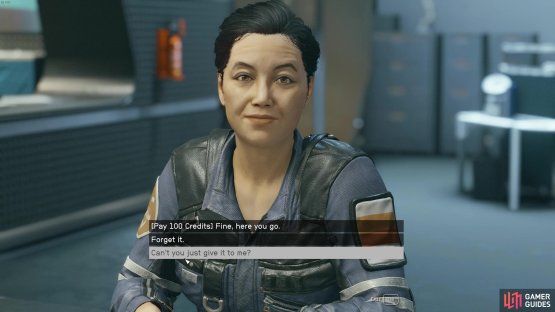 You can either pay Tseng 100 Credits for the Bio-Sensor