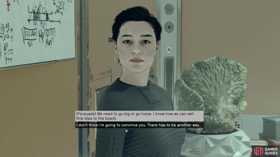 On the other hand, if you choose the kitchen sink method, you&rsquo;ll need to persuade Jules, or pay 100,000 credits to make up the difference.