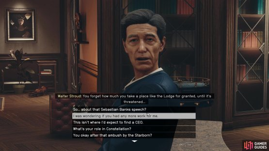 Speak to Walter in The Lodge after completing the &ldquo;All that Money can Buy&rdquo; main mission.
