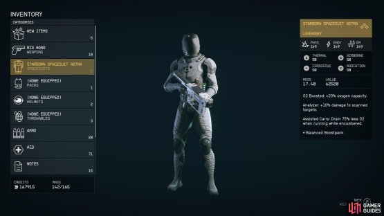 Starborn Spacesuit Astra (Image Credit: u/NoPersonKnowsWhoIAm on Reddit.)