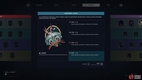 The Aneutronic Fusion skill will boost your power generation, regardless of what your reactor&rsquo;s stats are.