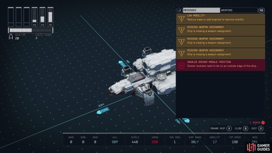 and that docker must be located on the outside edge of the ship - top, front or side, it doesn&rsquo;t matter.