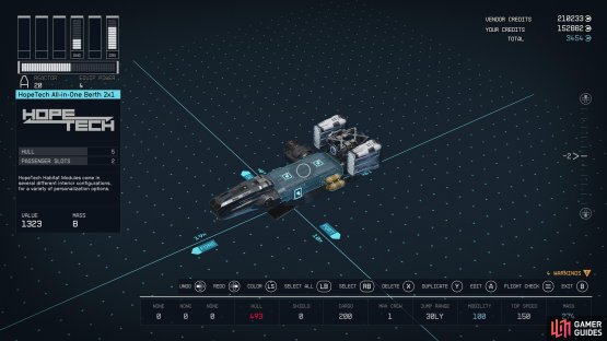 but that structure is necessary, at least to a minimal extent, to create a functional ship, as you can connect most other components to habs - the cockpit, landing bay, engines, reactor&hellip; even other habs!