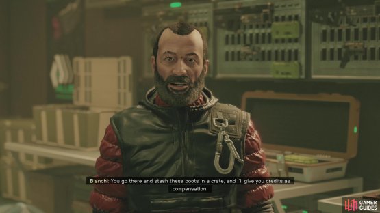 After the customer leaves, talk to Antonio and he&rsquo;ll ask you to dispose of some &ldquo;Lucky Boots&rdquo; in a very specific way.