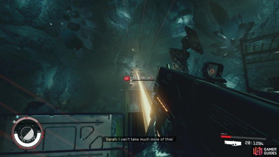 Work your way up to the top floor whilst dealing with the bots