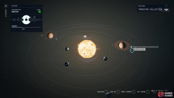 The Clinic is in the Narion System, near Deepala.