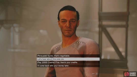You&rsquo;ll have the choice to Pay, Persuade or Do a Job for Simon.