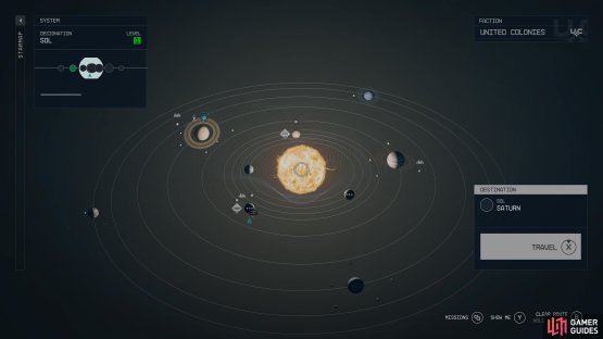 If you choose to do a job for Simon then head to the Sol System