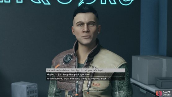 Tell Yannick about Neshar&rsquo;s package