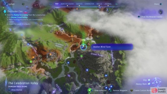 Head to The Great Tusk Mountain 
